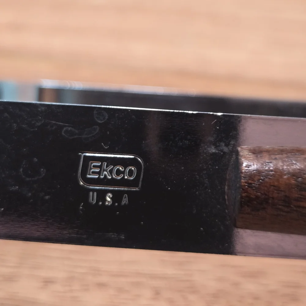 Stainless Steel and Wood Kitchen Tongs‎